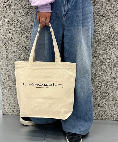 ARTIFICIAL SWEETENER(アーティフィシャル スウィートナー)の「【 ARTIFICIAL SWEETENER 】 ロゴデザイン ヘビー キャンバス トート バッグ(トートバッグ・メンズ・C/D/E/F/S/T/A/H/J/O/Q/K/L/M/N/B/G/I/P/R/U・FREE)」の2枚目の写真
