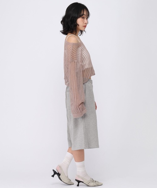 ALAND(エーランド)の「【UNISEX】ALAND/Aロゴ刺繍ウラケハーフスウェットパンツ(スウェットパンツ・レディース・ブラック/グレー・MEDIUM/LARGE)」の14枚目の写真