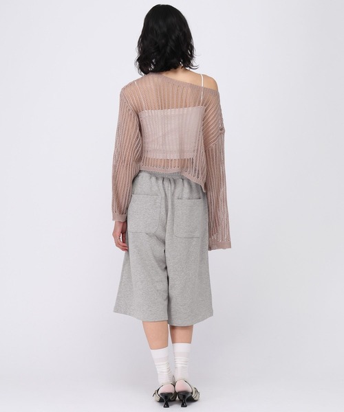 ALAND(エーランド)の「【UNISEX】ALAND/Aロゴ刺繍ウラケハーフスウェットパンツ(スウェットパンツ・レディース・ブラック/グレー・MEDIUM/LARGE)」の15枚目の写真
