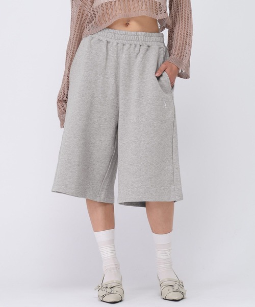 ALAND(エーランド)の「【UNISEX】ALAND/Aロゴ刺繍ウラケハーフスウェットパンツ(スウェットパンツ・レディース・ブラック/グレー・MEDIUM/LARGE)」の17枚目の写真