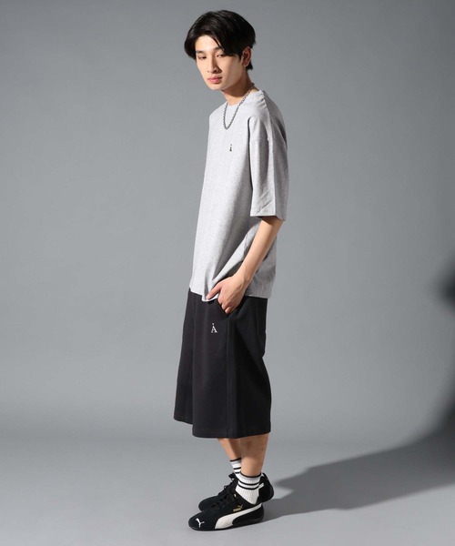 ALAND(エーランド)の「【UNISEX】ALAND/Aロゴ刺繍ウラケハーフスウェットパンツ(スウェットパンツ・レディース・ブラック/グレー・MEDIUM/LARGE)」の22枚目の写真