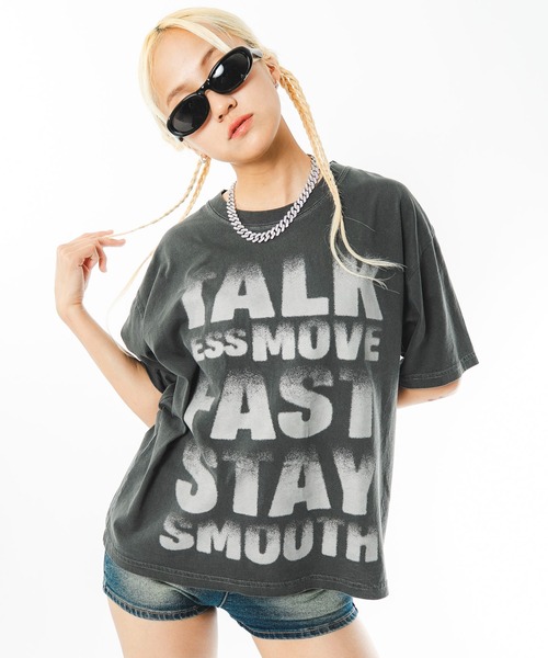 SHORT ROUND(ショートラウンド)の「SHORT ROUND/【26年春夏新作】クロップドグラフィックT(Tシャツ/カットソー・メンズ・ベージュ/ホワイト/ブラック系その他/ワイン・LARGE/MEDIUM)」の13枚目の写真