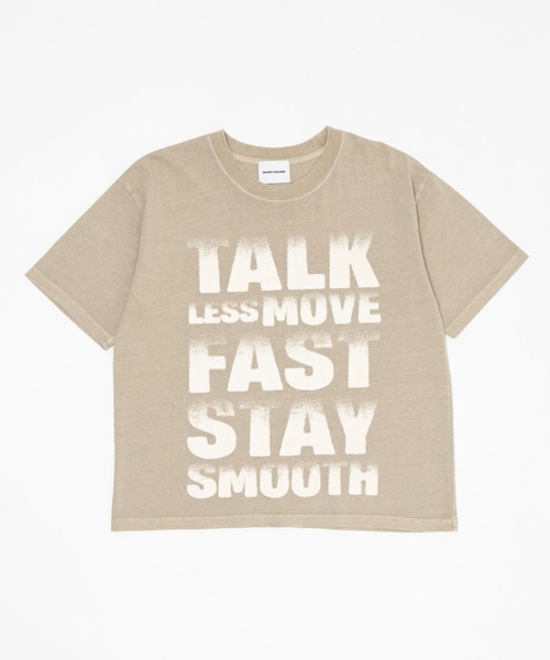 SHORT ROUND(ショートラウンド)の「SHORT ROUND/【26年春夏新作】クロップドグラフィックT(Tシャツ/カットソー・メンズ・ベージュ/ホワイト/ブラック系その他/ワイン・LARGE/MEDIUM)」の18枚目の写真