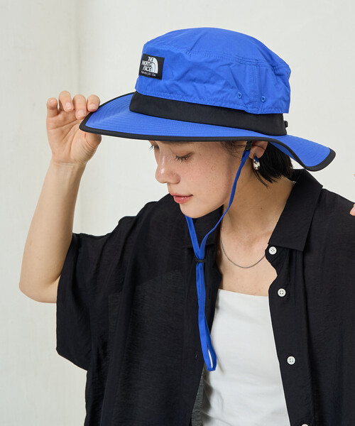 THE NORTH FACE(ザノースフェイス)の「THE NORTH FACE/ザ・ノース・フェイス Horizon Hat ホライズンハット/NN42531(ハット・メンズ・ベージュ/グレー/ブルー・ONE SIZE)」の5枚目の写真