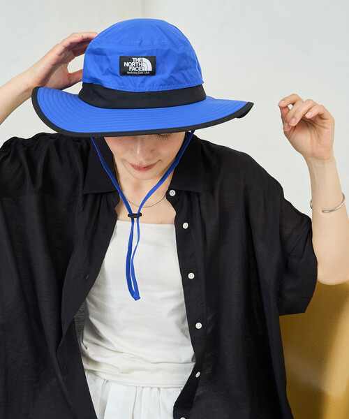 THE NORTH FACE(ザノースフェイス)の「THE NORTH FACE/ザ・ノース・フェイス Horizon Hat ホライズンハット/NN42531(ハット・メンズ・ベージュ/グレー/ブルー・ONE SIZE)」の6枚目の写真