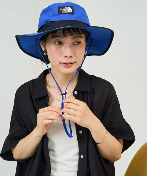 THE NORTH FACE(ザノースフェイス)の「THE NORTH FACE/ザ・ノース・フェイス Horizon Hat ホライズンハット/NN42531(ハット・メンズ・ベージュ/グレー/ブルー・ONE SIZE)」の7枚目の写真