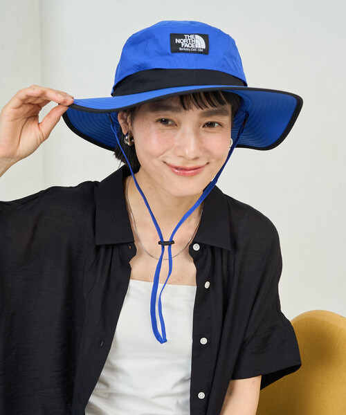 THE NORTH FACE(ザノースフェイス)の「THE NORTH FACE/ザ・ノース・フェイス Horizon Hat ホライズンハット/NN42531(ハット・メンズ・ベージュ/グレー/ブルー・ONE SIZE)」の8枚目の写真
