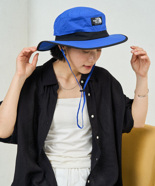 THE NORTH FACE(ザノースフェイス)の「THE NORTH FACE/ザ・ノース・フェイス Horizon Hat ホライズンハット/NN42531(ハット・メンズ・ベージュ/グレー/ブルー・ONE SIZE)」の9枚目の写真