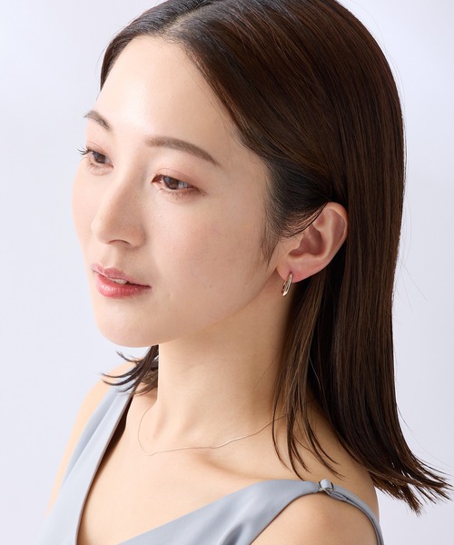 CALIN STANDARD(カリンスタンダード)の「◆金属アレルギー対応◆◆made in japan◆【片手でスムースワンタッチ】オーバル ミニスムースピアス(ピアス(両耳用)・レディース・ゴールド/ピンクゴールド/シルバー・FREE)」の6枚目の写真