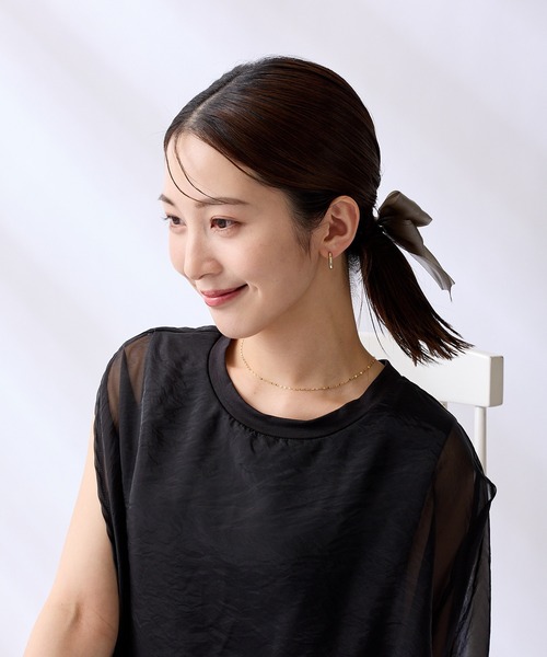 CALIN STANDARD(カリンスタンダード)の「◆金属アレルギー対応◆◆made in japan◆【片手でスムースワンタッチ】オーバル ミニスムースピアス(ピアス(両耳用)・レディース・ゴールド/ピンクゴールド/シルバー・FREE)」の11枚目の写真