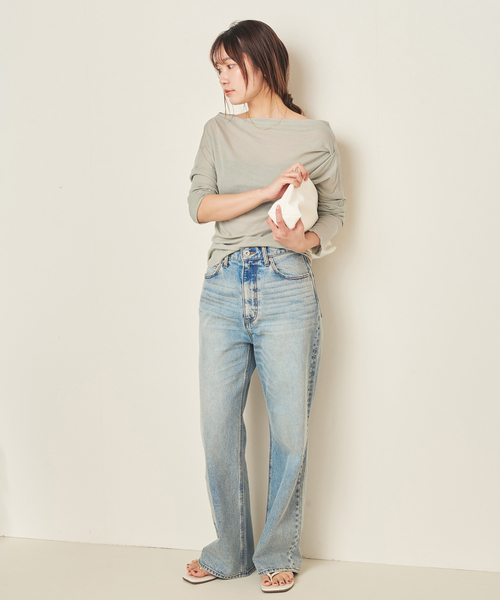 plage(プラージュ)の「GREYCHORD / グレーコード 別注 トップス(Tシャツ/カットソー・レディース・ライトグリーン/ベージュ系その他/ブラウン系その他・FREE)」の20枚目の写真