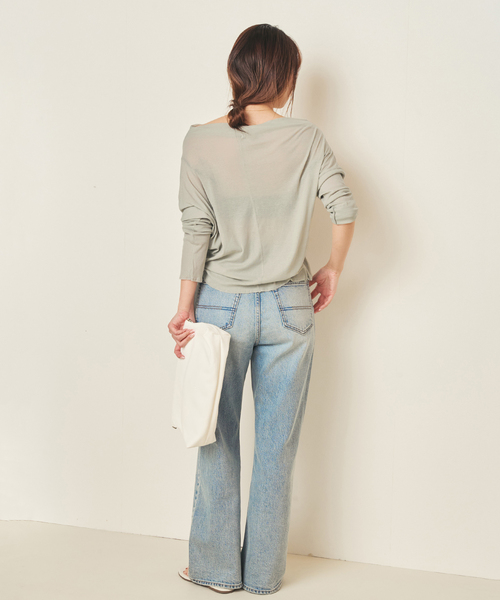 plage(プラージュ)の「GREYCHORD / グレーコード 別注 トップス(Tシャツ/カットソー・レディース・ライトグリーン/ベージュ系その他/ブラウン系その他・FREE)」の22枚目の写真