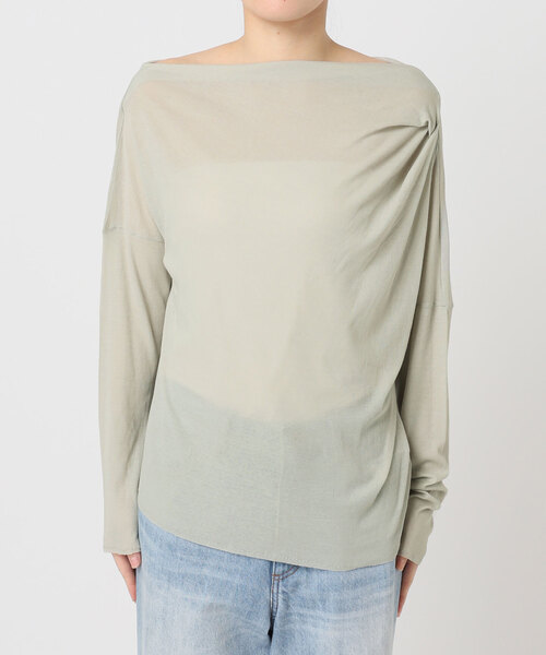 plage(プラージュ)の「GREYCHORD / グレーコード 別注 トップス(Tシャツ/カットソー・レディース・ライトグリーン/ベージュ系その他/ブラウン系その他・FREE)」の5枚目の写真