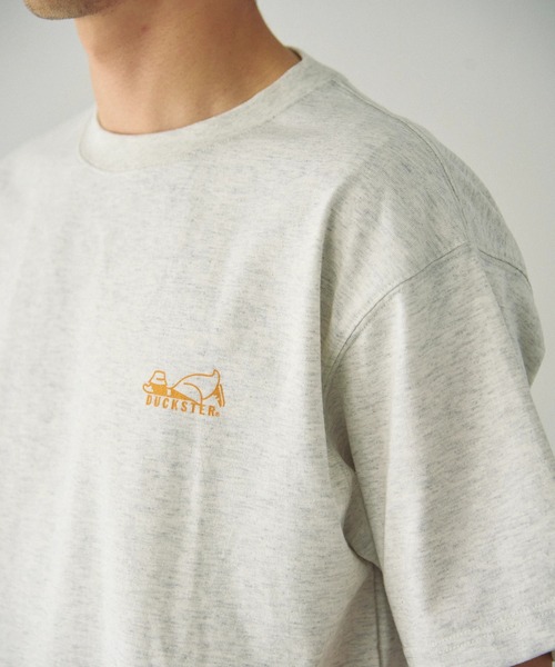 Duckster(ダックスター)の「Duckster/ダックスター T/C 度詰め天竺 レギュラーフィット S/STEE -M.O.B-(Tシャツ/カットソー・メンズ・ライトピンク/ブラック/ミント/オートミール・MEDIUM/X-LARGE/LARGE)」の8枚目の写真