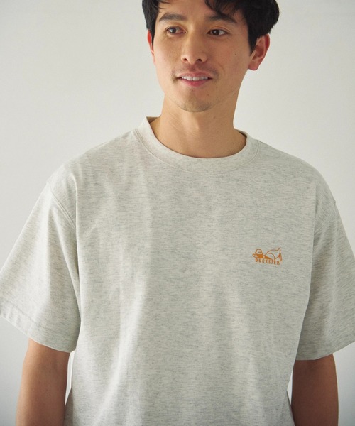 Duckster(ダックスター)の「Duckster/ダックスター T/C 度詰め天竺 レギュラーフィット S/STEE -M.O.B-(Tシャツ/カットソー・メンズ・ライトピンク/ブラック/ミント/オートミール・MEDIUM/X-LARGE/LARGE)」の9枚目の写真
