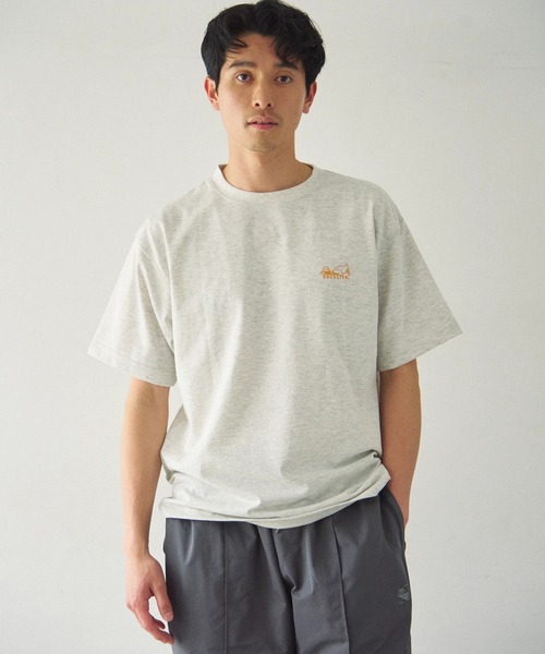 Duckster(ダックスター)の「Duckster/ダックスター T/C 度詰め天竺 レギュラーフィット S/STEE -M.O.B-(Tシャツ/カットソー・メンズ・ライトピンク/ブラック/ミント/オートミール・MEDIUM/X-LARGE/LARGE)」の11枚目の写真