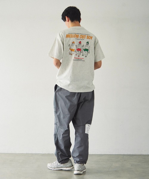 Duckster(ダックスター)の「Duckster/ダックスター T/C 度詰め天竺 レギュラーフィット S/STEE -M.O.B-(Tシャツ/カットソー・メンズ・ライトピンク/ブラック/ミント/オートミール・MEDIUM/X-LARGE/LARGE)」の14枚目の写真