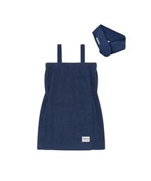 HAYDAYMOOD（ヘイデイムード）の「[ヘアバンド SET] エッセンシャルタオルローブ (ネイビー)（ルームウェア/パジャマ）」