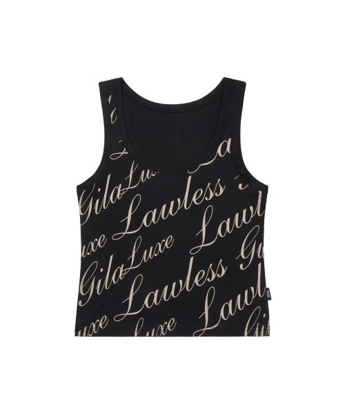 GILAARCHIVE(ギラアーカイブ)の「FULL OVER LOGO SLEEVELESS_BLACK(Tシャツ/カットソー・レディース・その他・FREE)」の5枚目の写真