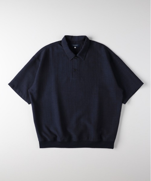 BACK NUMBER(バックナンバー)の「【BACK NUMBER】リネンライクポロシャツ (ドライタッチ / ドロップショルダー / 裾リブ / 休日カジュアル / Re-Vintage)(ポロシャツ・メンズ・ブラウン/ベージュ/ネイビー・S/M/L/XL)」の7枚目の写真
