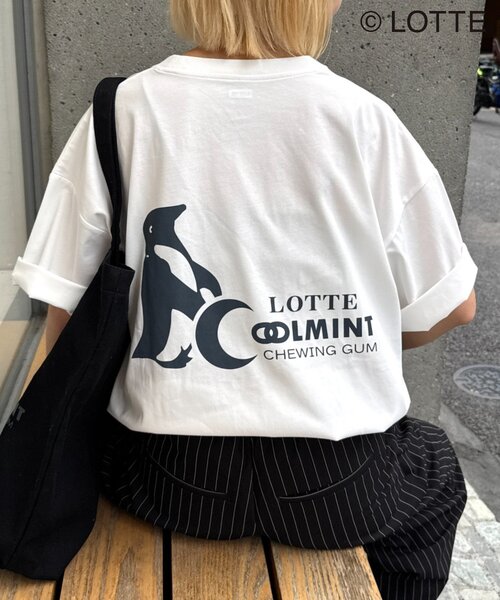 CIAOPANIC TYPY(チャオパニックティピー)の「【TYPY×LOTTE板ガム】持続冷感バックロゴクールミントポケットTEE(Tシャツ/カットソー・メンズ・ブルー/チャコールグレー/ホワイト/イエロー・MEDIUM/LARGE/X-LARGE/SMALL)」の2枚目の写真