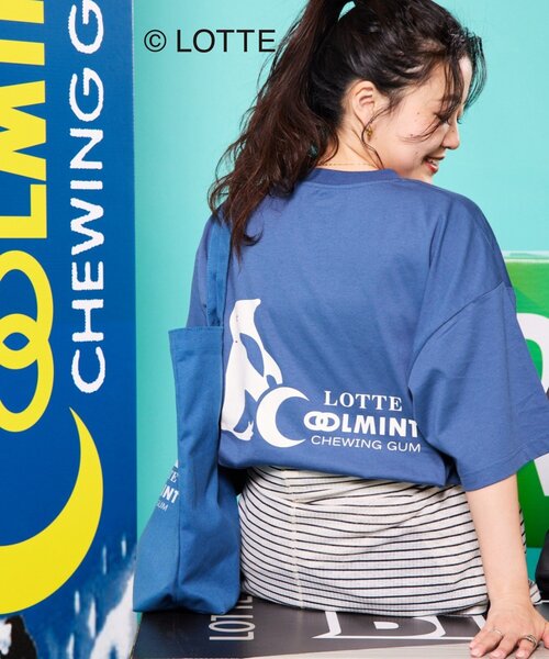 CIAOPANIC TYPY(チャオパニックティピー)の「【TYPY×LOTTE板ガム】持続冷感バックロゴクールミントポケットTEE(Tシャツ/カットソー・メンズ・ブルー/チャコールグレー/ホワイト/イエロー・MEDIUM/LARGE/X-LARGE/SMALL)」の3枚目の写真