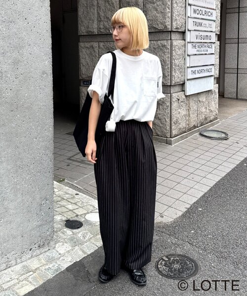 CIAOPANIC TYPY(チャオパニックティピー)の「【TYPY×LOTTE板ガム】持続冷感バックロゴクールミントポケットTEE(Tシャツ/カットソー・メンズ・ブルー/チャコールグレー/ホワイト/イエロー・MEDIUM/LARGE/X-LARGE/SMALL)」の9枚目の写真