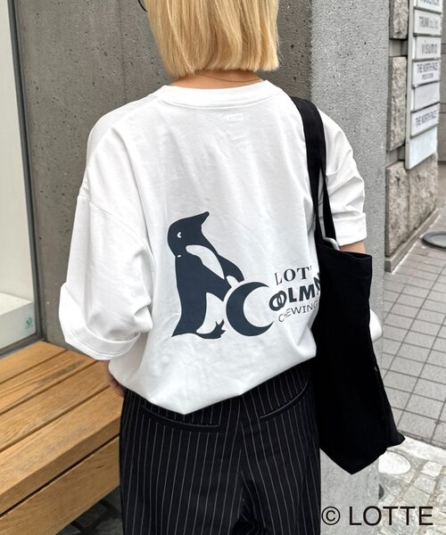 CIAOPANIC TYPY(チャオパニックティピー)の「【TYPY×LOTTE板ガム】持続冷感バックロゴクールミントポケットTEE(Tシャツ/カットソー・メンズ・ブルー/チャコールグレー/ホワイト/イエロー・MEDIUM/LARGE/X-LARGE/SMALL)」の10枚目の写真