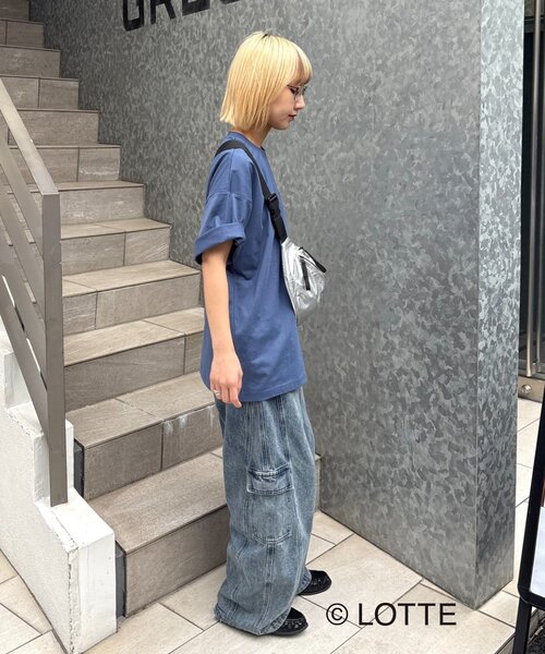 CIAOPANIC TYPY(チャオパニックティピー)の「【TYPY×LOTTE板ガム】持続冷感バックロゴクールミントポケットTEE(Tシャツ/カットソー・メンズ・ブルー/チャコールグレー/ホワイト/イエロー・MEDIUM/LARGE/X-LARGE/SMALL)」の18枚目の写真