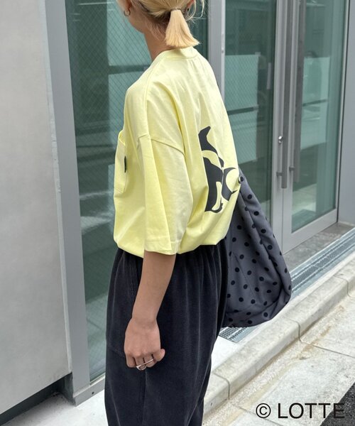 CIAOPANIC TYPY(チャオパニックティピー)の「【TYPY×LOTTE板ガム】持続冷感バックロゴクールミントポケットTEE(Tシャツ/カットソー・メンズ・ブルー/チャコールグレー/ホワイト/イエロー・MEDIUM/LARGE/X-LARGE/SMALL)」の22枚目の写真