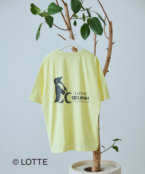 CIAOPANIC TYPY(チャオパニックティピー)の「【TYPY×LOTTE板ガム】持続冷感バックロゴクールミントポケットTEE(Tシャツ/カットソー・メンズ・ブルー/チャコールグレー/ホワイト/イエロー・MEDIUM/LARGE/X-LARGE/SMALL)」の8枚目の写真