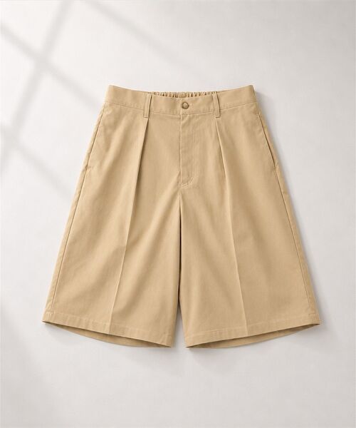 CRAFT STANDARD BOUTIQUE(クラフトスタンダードブティック)の「ワンタックハーフチノスラックス(その他パンツ・メンズ・チャコールグレー/ベージュ/ブラック・L/M)」の3枚目の写真