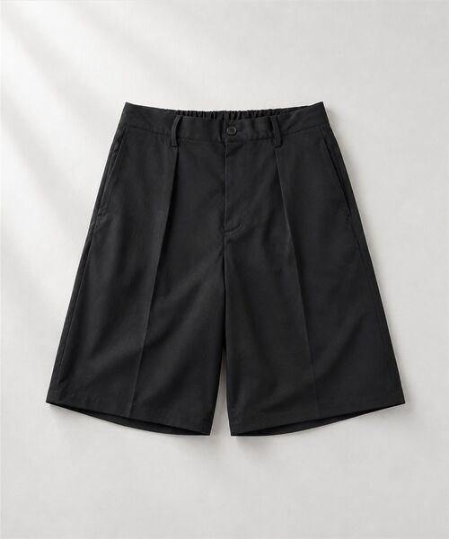 CRAFT STANDARD BOUTIQUE(クラフトスタンダードブティック)の「ワンタックハーフチノスラックス(その他パンツ・メンズ・チャコールグレー/ベージュ/ブラック・L/M)」の2枚目の写真