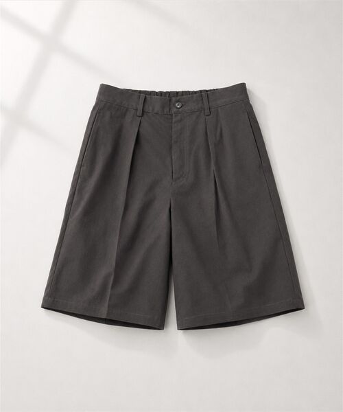CRAFT STANDARD BOUTIQUE(クラフトスタンダードブティック)の「ワンタックハーフチノスラックス(その他パンツ・メンズ・チャコールグレー/ベージュ/ブラック・L/M)」の4枚目の写真