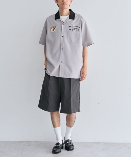 CRAFT STANDARD BOUTIQUE(クラフトスタンダードブティック)の「ワンタックハーフチノスラックス(その他パンツ・メンズ・チャコールグレー/ベージュ/ブラック・L/M)」の13枚目の写真