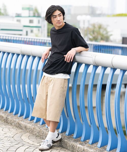 CRAFT STANDARD BOUTIQUE(クラフトスタンダードブティック)の「ワンタックハーフチノスラックス(その他パンツ・メンズ・チャコールグレー/ベージュ/ブラック・L/M)」の18枚目の写真