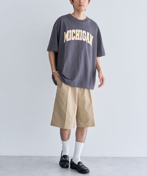 CRAFT STANDARD BOUTIQUE(クラフトスタンダードブティック)の「ワンタックハーフチノスラックス(その他パンツ・メンズ・チャコールグレー/ベージュ/ブラック・L/M)」の20枚目の写真