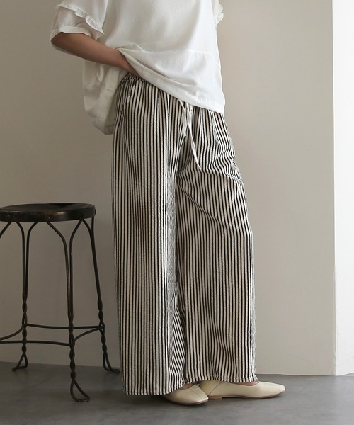 No one knows（ノーワンノーズ）の「ZOZO限定 ストライプパンツ