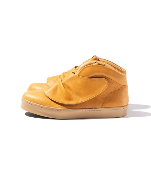 glamb(グラム)の「Leather Drape Sneakers / レザードレープスニーカー(スニーカー・メンズ・アイボリー/ブラック/キャメル・25/26/27/28)」の13枚目の写真