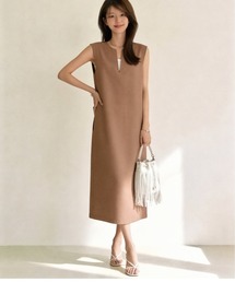 Sew loop（ソーループ）の「キーネックジャンパースカート（ジャンパースカート）」