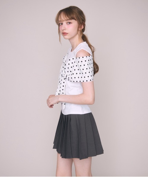 Noelie(ノエリー)の「ビッグリボンTee(Tシャツ/カットソー・レディース・ベージュ/ブラック/ホワイト・FREE)」の13枚目の写真