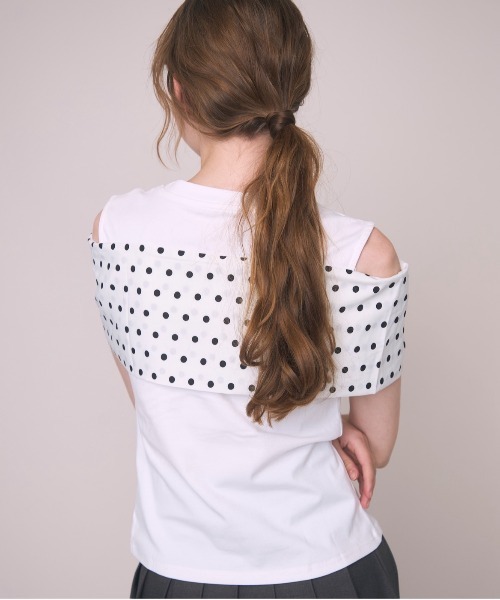 Noelie(ノエリー)の「ビッグリボンTee(Tシャツ/カットソー・レディース・ベージュ/ブラック/ホワイト・FREE)」の16枚目の写真
