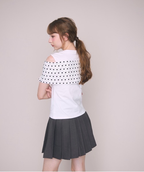 Noelie(ノエリー)の「ビッグリボンTee(Tシャツ/カットソー・レディース・ベージュ/ブラック/ホワイト・FREE)」の10枚目の写真