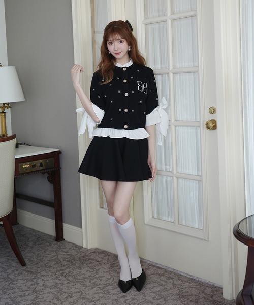EIMY ISTOIRE(エイミーイストワール)の「BALLERINA MINI SKIRT(スカート・レディース・ベージュ/グレー/ネイビー/ホワイト/ピンクベージュ/ブラック・F)」の8枚目の写真
