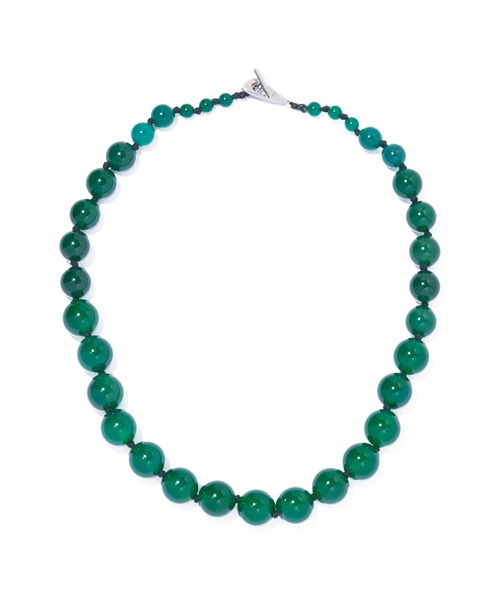 IRIS47(イリスフォーセブン)の「【IRIS 47】gordian knot necklace green agete/ゴーディアン ノット ネックレス グリーンアゲート(ネックレス・レディース・グリーン・FREE)」の4枚目の写真