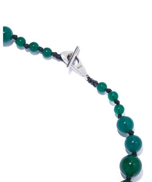 IRIS47(イリスフォーセブン)の「【IRIS 47】gordian knot necklace green agete/ゴーディアン ノット ネックレス グリーンアゲート(ネックレス・レディース・グリーン・FREE)」の5枚目の写真