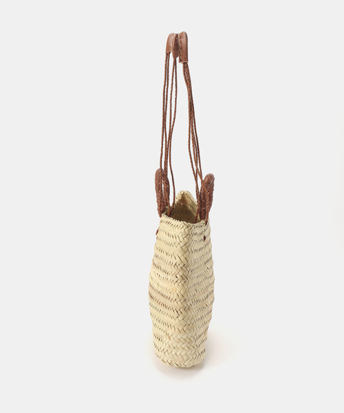 KECH LeS ESSENTIELS（ケッシュルエッセンシャル）の「KECH/ケシュ SLOBE別注 カゴトートバッグ（かごバッグ・レディース・ブラウン・FREE）」の12枚目の写真