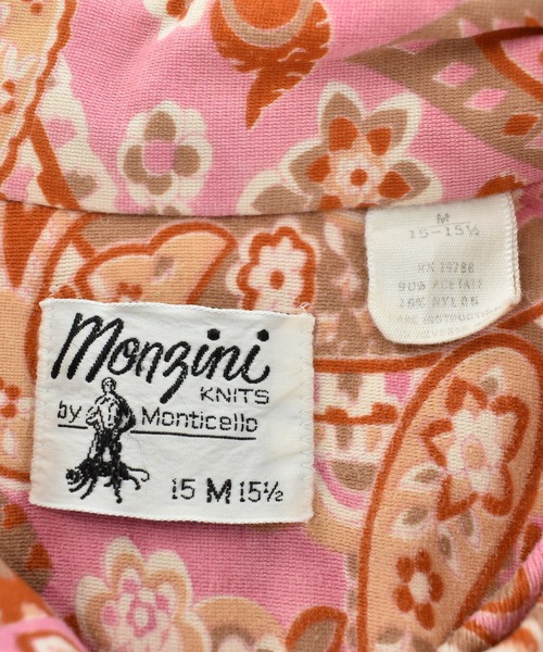 VINTAGE（ヴィンテージ）の「【USED】70’s Monticello ペイズリー柄 シャツ（シャツ/ブラウス・メンズ・ピンク・MEDIUM）」の5枚目の写真