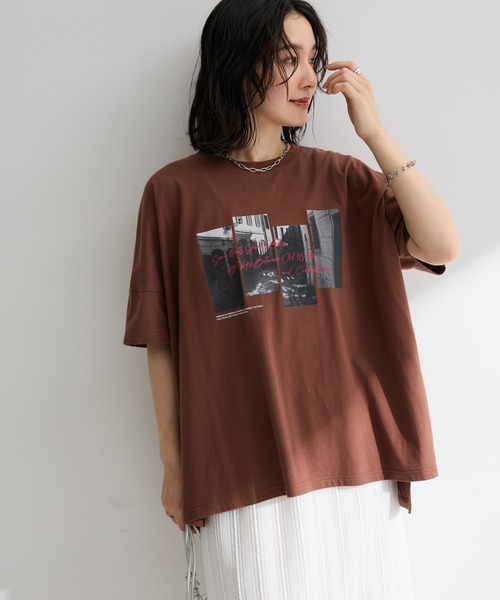 Green Parks(グリーンパークス)の「アソート柄BigサイズTシャツ(Tシャツ/カットソー・レディース・D/A/C/B・FREE)」の4枚目の写真
