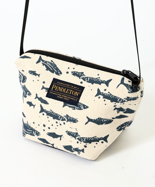 PENDLETON(ペンドルトン)の「PENDLETON ペンドルトン Salomn Falls CANVAS SHOULDER サーモン フォールズ キャンバス ミニ ショルダーバッグ(ショルダーバッグ・レディース・ブラック/ブルー・FREE)」の5枚目の写真